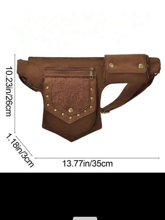 Renaissance Bag Festival Bag Fanny Pack Lace Waist Bag Utility Hip Belt Waist main image 6